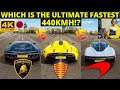 Forza Horizon 4 Fastest Cars Lambo Centenario vs Koenigsegg Regera vs McLaren Speedtail | 4K 60fps
