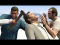 GTA V PC Franklin Kills Trevor And Michael (Editor Rockstar Movie Cinematic Short Film)