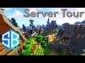 Minecraft SMP Tour of the SourceBlock Server: Survival Minecraft Server Tour so Far (Avomance 2020)