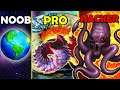 NOOB vs PRO vs HACKER - Solar Smash ( Space Monster )