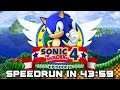 Sonic 4 Episode 1 - All Emeralds speedrun in 43:59
