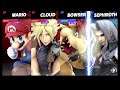 Super Smash Bros Ultimate Amiibo Fights – Sephiroth & Co #269 Mario & Cloud vs Bowser & Sephiroth