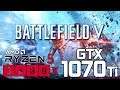 Battlefield V on Ryzen 5 3600x + GTX 1070Ti 1080p 1440p Benchmarks