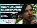 Funny Moments - LCS & LEC Week 3 - Summer Split 2020