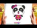🆕How To Draw Miu Miu From Babybus | Babybus Kiki And Miu Miu Easy Step by Step