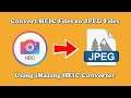 How to Easily Convert HEIC Files to JPEG Files using iMazing HEIC Converter , For Free