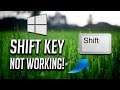 How To Fix Shift Key Not Working In Windows 10/8/7