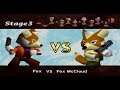 Let's Play Super Smash Bros. (N64) Fox McCloud Playthrough