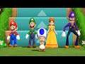 Mario Party 9 Step It Up - Luigi Vs Mario Vs Daisy Vs Waluigi Master Difficulty Gameplay