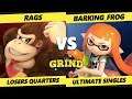 Smash Ultimate Tournament - Rags (DK) Vs. Barking_Frog (Inkling) - The Grind 77 SSBU Losers Quarters