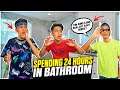 Spending 24 Hours In Bathroom *Gone Wrong* 😭 - A_s Gaming