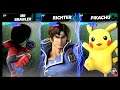 Super Smash Bros Ultimate Amiibo Fights – Request #20538 Ninjara vs Richter vs Pikachu