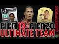 VIRGIL VAN DIJK FIFA 13 - FIFA 20 FUT HISTORY EVOLUTION I VAN DIJK FIFA ULTIMATE TEAM HISTORY