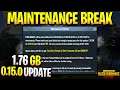 0.15.0 NEW UPDATE IS HERE! PUBG Mobile Update - Maintenance Break
