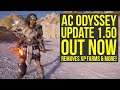 Assassin's Creed Odyssey Update 1.50 Out Now -  All The Changes & Way More (AC Odyssey Update 1.50)