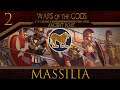 Battle in the snow 2# Wars of the gods mod - Total war : Rome II - Masilia Campaign let's play