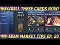 BUY/SELL THESE CARDS IN NBA 2K21 MY TEAM! NEW MYSTERY "CLUES" ARE CAUSING CARD PRICES TO SURGE!