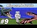 Construction de l'aquarium pour dinosaures sur Minecraft Survie #9