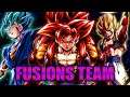 Dragon Ball Legends - Fusion Team with LF SSJ4 Gogeta!