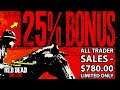 Fastest Material Method Trader 25% EXTRA on all Sales = $780.00 Limited Time Only in Red Dead Online