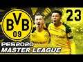 PES 2020 MASTER LEAGUE - Borussia Dortmund vs Juventus [1st Leg] | 23 [DP5]
