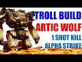 TROLL BUILDl: ARTIC WOLF ACW-1 108 ALPHA STRIKE!! MechWarrior Online (MWO) Crypto OKI