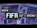 WHEN FIFA GOT IT WRONG!