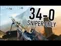 34 KILLSTREAK SNIPER ONLY! Battlefield 5 Recon Gameplay