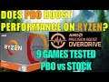 AMD Precision Boost Overdrive(PBO) vs Stock | Tested on Ryzen 9 3900X in 9 Games