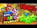 Castle-6 Rammerhead Reef 🎪 Super Mario 3D World Switch + Wii U 🎪 All Green Stars + Stamp