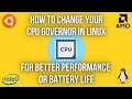 How to Change Your CPU Governor in Linux With CPUPower-GUI
