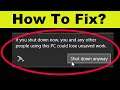 How To Fix Someone Else Is Still Using This PC Error in Windows 10