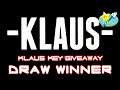 Klaus Key Giveaway Draw Result