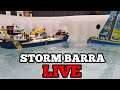 LEGO BOATS IN STORM BARRA LIVE !!!