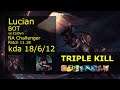 Lucian ADC & Karma vs Caitlyn & Bard - NA Challenger 18/6/12 Patch 11.18 Gameplay