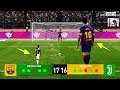 PES 2020 | GIANT players Barcelona vs TINY players Juventus | Penalty Shootout | Messi vs Ronaldo