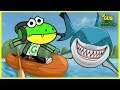 Roblox Shark Bite OUT RUN THE SHARK Let's Play with Gus the Gummy Gator