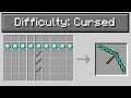 So I added a "cursed" difficulty to Minecraft...