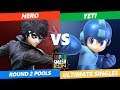 SSC 2019 SSBU -  Hero (Joker) VS DB Yeti (Mega Man) Smash Ultimate Round 2 Pools
