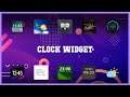Super 10 Clock Widget Android Apps