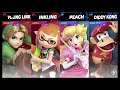 Super Smash Bros Ultimate Amiibo Fights  – Request #18886 Young Link & Inkling vs Peach & Roy