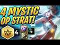 The OVERPOWERED 4 MYSTIC Strategy! | Teamfight Tactics Set 2 | TFT | League of Legends Auto Chess