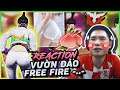 "Vườn Đào" Free Fire Trong Game Và Ngoài Đời đây sao ? | REACTION TIKTOK FREEFIRE !