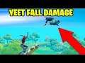 YEET AN OPPENENT AND DEAL FALL DAMAGE! (FORTNITE CHAPTER 2 SEASON 1 UNFUSED CHALLENGE!)