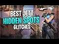 *17* NEW Best HIDDEN JETT Spots,Glitches,Tips On ALL MAPS VALORANT ! AFTER PATCH