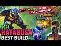 20 Kills + Maniac!! | Hayabusa Best Build 2021 | Top 1 Global Yahabusa Build | Ryu1 Build - MLBB