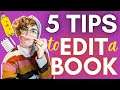 5 Tips for EDITING a BOOK + GIVEAWAY!