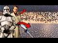 50,000 Clone Troopers vs 10,000 JEDI! - UEBS: Star Wars Mod Battle Simulator