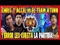 CHRIS LUCK, ACCEL y ZTOK vs EL TEAM DE ATUNN - 1 Error y Les Voltean la Partida - DOTA 2