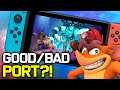 Crash Bandicoot 4 Switch: IS IT WORTH IT?! (How Does It Run + Nintendo Switch Gameplay)